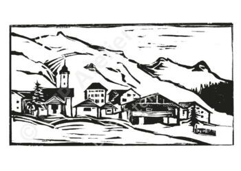Postkarte «Nufenen» aus der Reihe «Berg+Tal»