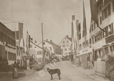 Talackerstrasse in Uster um 1890