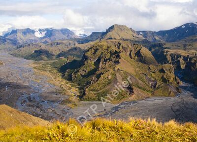 Postkarte «Háskerðingur» aus der Reihe «Eis + Land», Foto: Annalena Moser