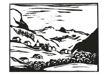 Postkarte «Medels» aus der Reihe «Berg+Tal»