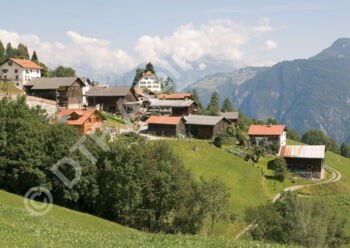 Postkarte «Dalin GR am Heinzenberg» 