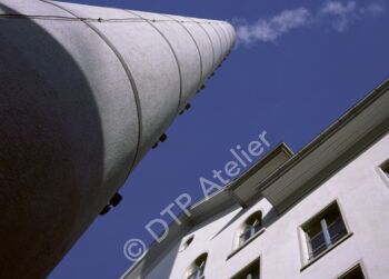 Postkarte - Uster - Kamin BUAG aus der Serie «Stadt + Land»