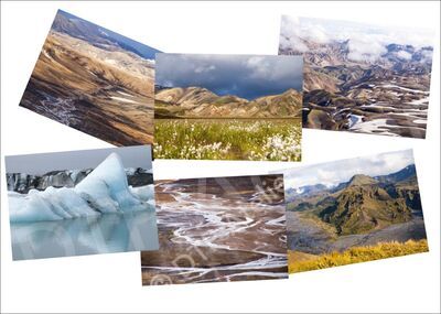 Postkarten-Set  «Eis + Land», Fotos: Annalena Moser