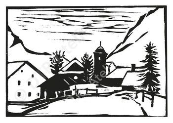 Postkarte «Art-Nr. 802» aus der Reihe «Berg+Tal»