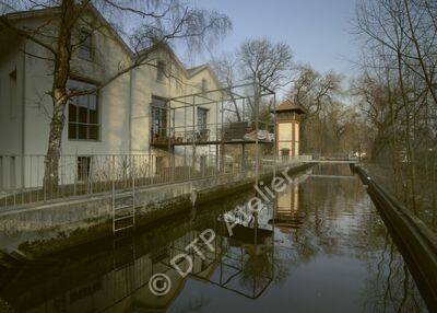 Postkarte  - Uster - Am Aabach aus der Serie «Stadt + Land»