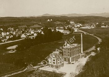 Postkarte - Brauerei Uster und Oberuster, um 1900