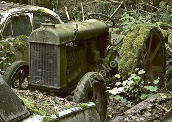 Postkarte «Traktor» aus der Reihe «Technik + Natur»
