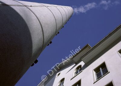 Postkarte - Uster - Kamin BUAG aus der Serie «Stadt + Land»
