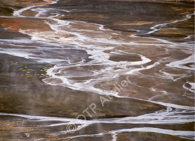 Postkarte «Bachschlingen»  aus der Reihe «Eis + Land», Foto: Annalena Moser